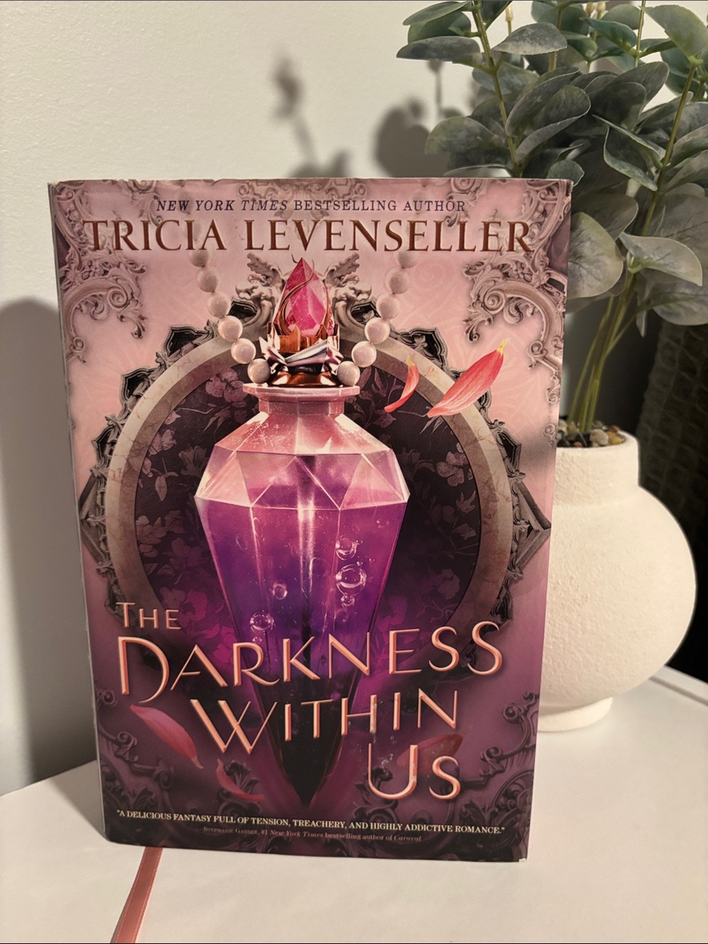 The Darkness Within Us by Tricia Levenseller - Purple Cover